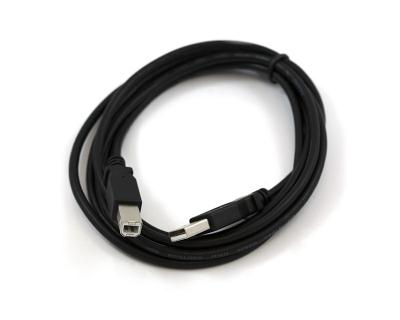 E-GREEN USB A - USB B M/M cable, 1.8m, ull copper, Premium, black