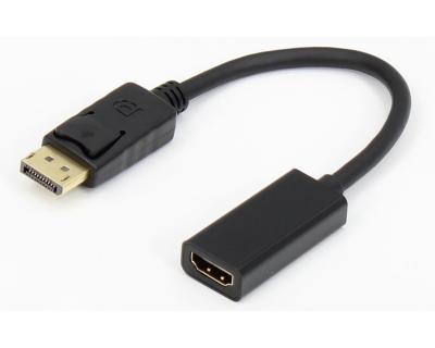 E-Green DisplayPort 1.4(M) to HDMI 2.0(F) кабель-адаптер 20cm, чёрный