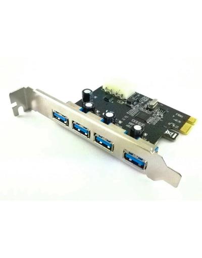 Карта PCI-e - 4xUSB 3.0 Maiwo E-Green