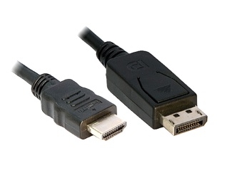 E-Green DisplayPort (M) - HDMI (M) Kabl 1.8m, Crni