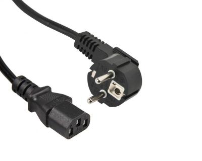 E-Green Premium Kabl naponski za računar 1.8m 3x1mm, Crna