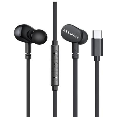 AWEI TC-7 Slušalice USB-C Sa mikrofonom, Crne