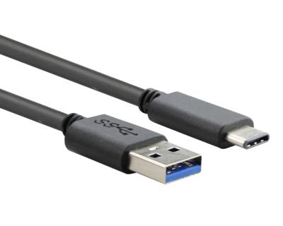 E-Green 3.0 USB A - USB 3.1 tip C M/M Kabl 2m, Crni