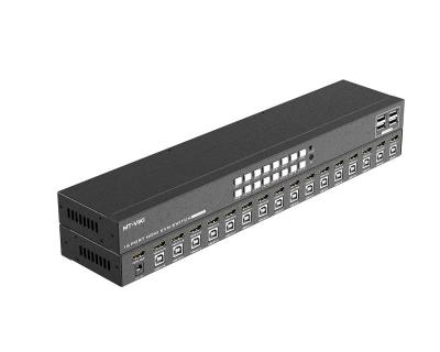 Mt-Viki HDMI KVM Switch 16-port, Crni