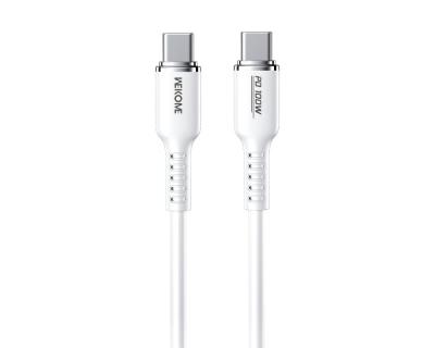Wekome WDC-11 кабель для быстрой зарядки, 3.1 USB Type C, 100W, 480Mbps, белый
