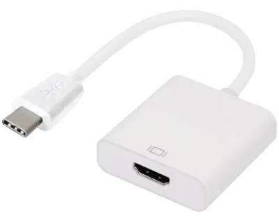 E-Green Adapter USB 3.1 tip C (M) na HDMI (F), Sivi