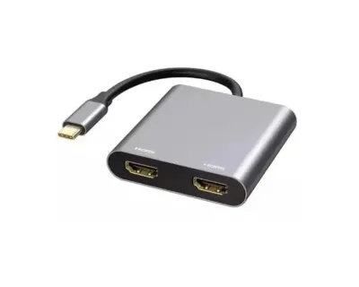E-Green USB 3.1 Type C (M) to 2 x HDMI adapter