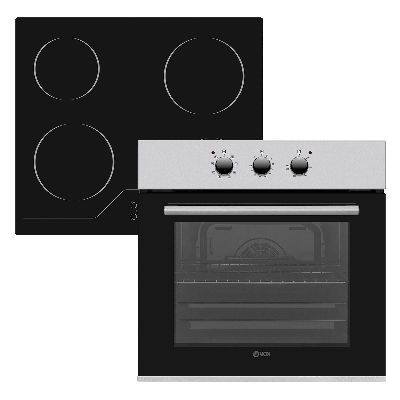 VOX Ugradni set SET2111401, Crno-sivi