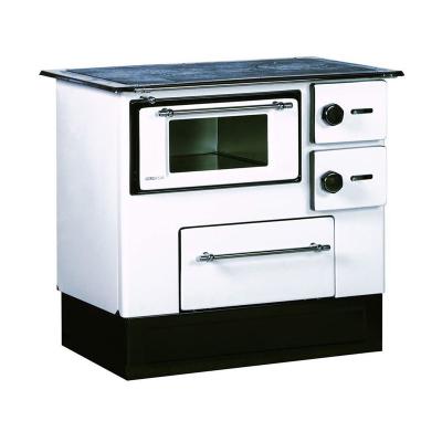 Плита на твердом топливе Alfa Plam R46 Elegant 2RŠ, белая, левая