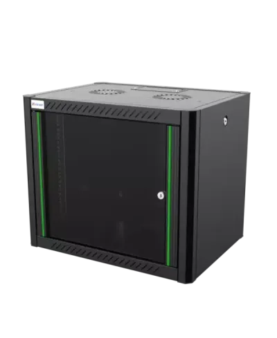 9U/19 wall-mounted rack cabinet Mirsan WTN09U45 600mmx450mmx512mm Black