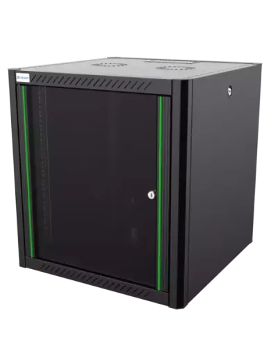 12U/19 rack cabinet wall-mounted Mirsan WTN12U66 600mmx600mmx645mm Black