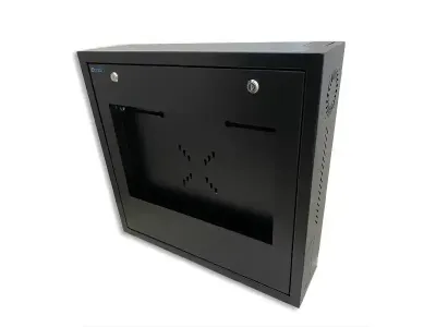 1U/19 wall-mounted rack cabinet for video surveillance Mirsan DVR01U580550150.M.02 580mmx150mmx550mm White