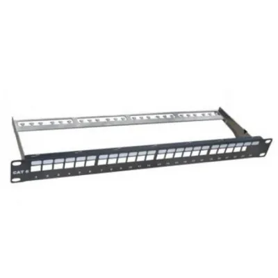 Mirsan MR.19P24P1U.01 Patch panel 19/1U Modularni sa 24 slota (bez modula)