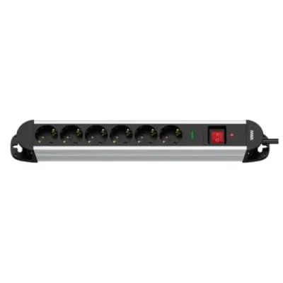 Max MPS-606SOB-3M extension cable, 6 sockets, 3 m