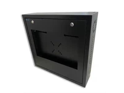 1U/19 rack cabinet wall-mounted for video surveillance Mirsan DVR01U580550150.M.01 580mmx150mmx550mm Black