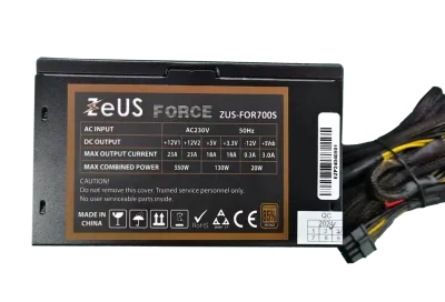 Power Supply 700W ZEUS 80 ZUS-FOR700S PLUS Bronze 12cm