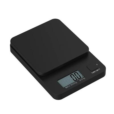 VOX KW33-02 kitchen scales, black