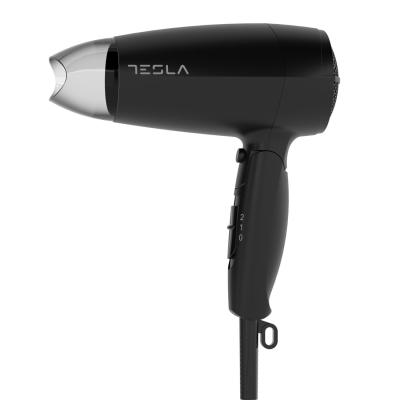 Tesla DRH200BT складной фен, 1600 W, 2 уровня, чёрный
