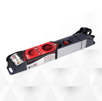 Extension cable with switch Stark Switch Alu 3 sockets 1.8m