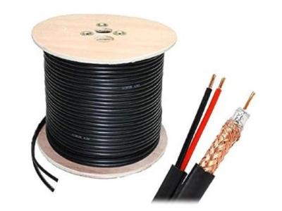 Gembird KABL-COAX-RG59+2X0.75 CCA/PVC/300M koaksialni kabl sa napojnim kablom 2x0,75mm 300m, Black