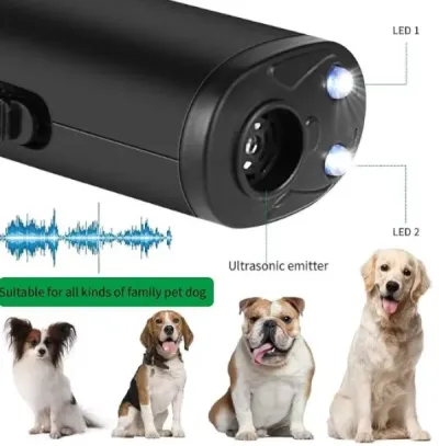 Gembird SMART-DOG-FLASHLIGHT-AGG-01 Ultrazvučni dreser za pse sa lampom