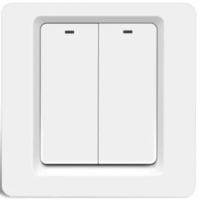Gembird ZIGBEE-SWITCH-DS102 Pametni kućni prekidač 2 tastera WiFi, Beli