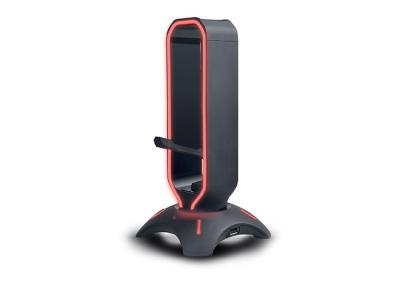Rampage RM-H66 GUARD RGB Postolje za slušalice + držač kabla za miša 2xUSB