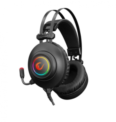 Rampage Crack RM-K1 Pulsar Gaming slušalice sa mikrofonom RGB, Crne