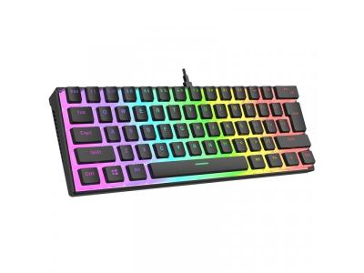 Rampage RADIANT K11 игровая клавиатура, Red Switch, USB 1.5m US, белая