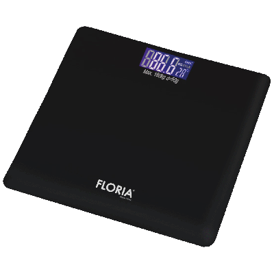Floria ZLN7684 Vaga za telo do 180 kg, Crna