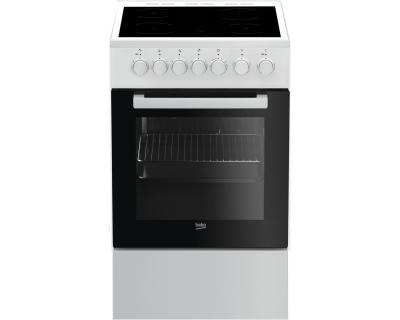 Electric Stove Beko FSS57100GW width 50cm/ceramic hob