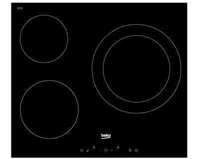 Встраиваемая плита Beko HIC63401T ширина 60cm/сенсорные команды/керамическая