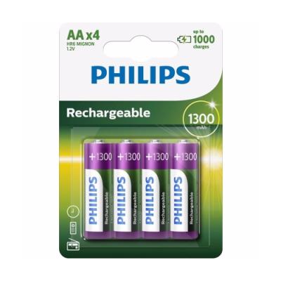 Philips BATERIJA AA 1.2V 1300mAh punjive 4 kom