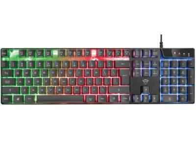 Trust GXT 835 AZOR RGB Gaming tastatura, Crna