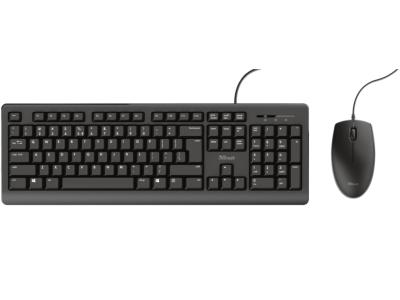 Trust Primo keyboard and mouse set, black