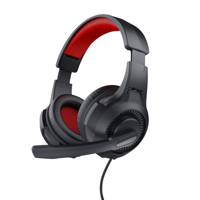 Trust Basics Gaming игровые наушники с микрофоном 3.5mm+ 2x3.5mm, чёрные