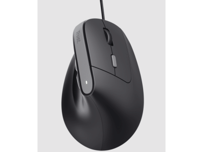 Trust BAYO II Ergonomic wired mouse, black