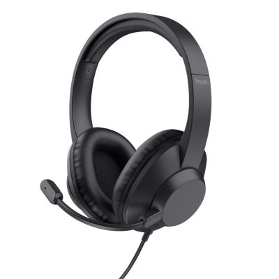 Trust AYDA MAX headphones 3.5mm, black