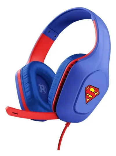 Trust GXT416SM Zirox Superman игровые наушники, сине-красные