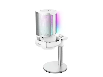 Trust GXT238W Auron USB microphone, white