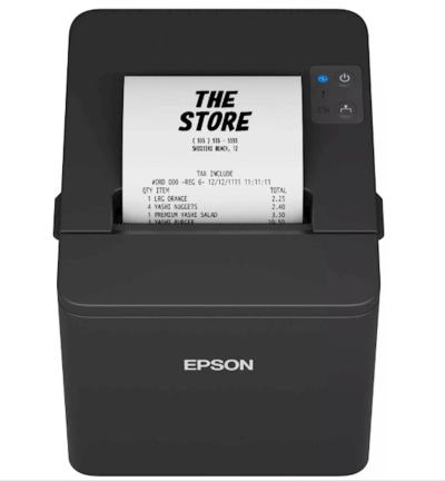 Epson TM-T20IV POS printer 102 USB+SRL ETH PS BLK, black