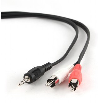 Gembird аудиокабель 3.5mm/2xRCA «папа»/«папа» 1.5 m