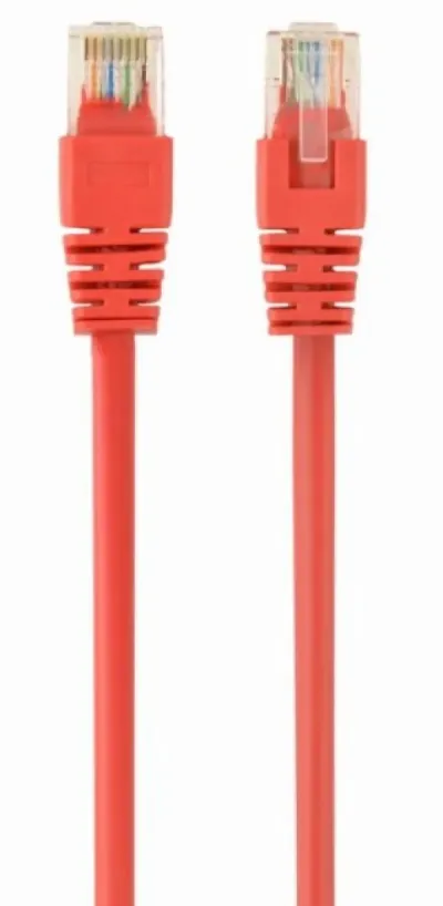 Gembird PP12-2M/R Mrežni kabl UTP CAT5e 2m, Crveni