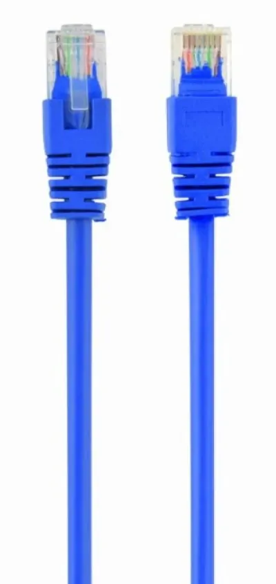 Gembird PP12-0.5M/B Gembird Mrežni kabl CAT5e 0.5m, Plavi