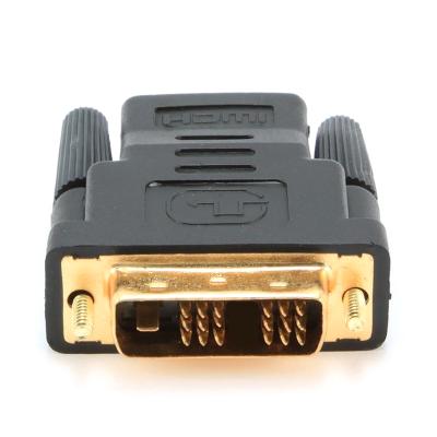 Gembird A-HDMI-DVI-2 menjač pola kabla, Crno