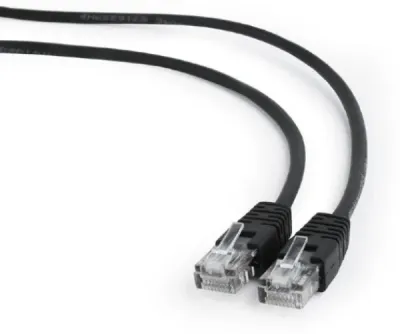 Gembird PP12-7.5M/BK Mrežni kabl UTP CAT5e 7.5m, Crni