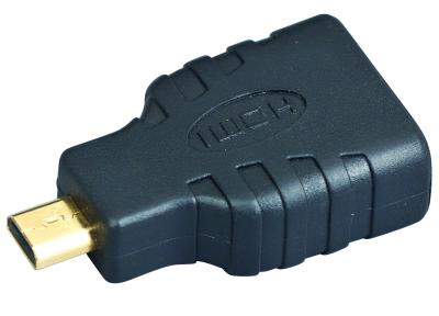 Gembird HDMI(F)-microHDMI(M) , Crno