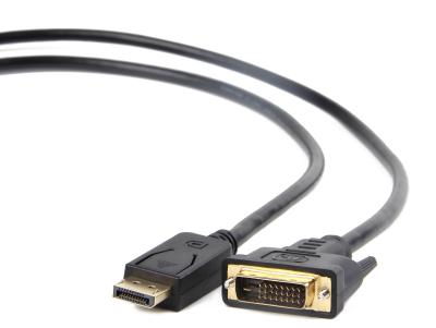 Gembird adapter za video kablove 1m DisplayPort DVI, Crno