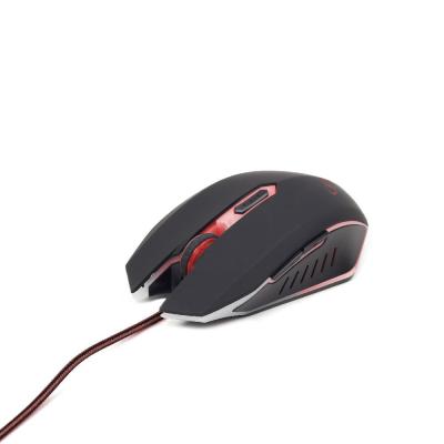 Gembird MUSG-001-R Gejmerski miš Crna/Crvena