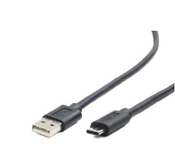 Gembird 1m USB kabl USB 2.0 USB A USB C, Crno